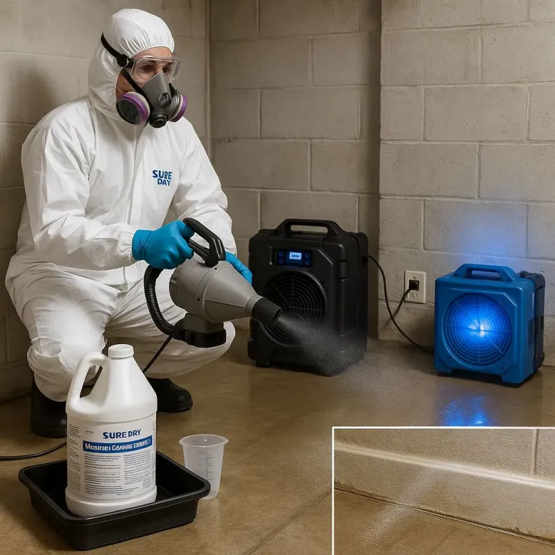 Sanitization and Odor Removal process in Centreville, MI