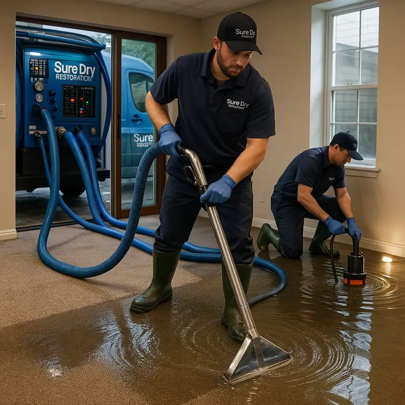 Water Extraction and Removal process in Centreville, MI